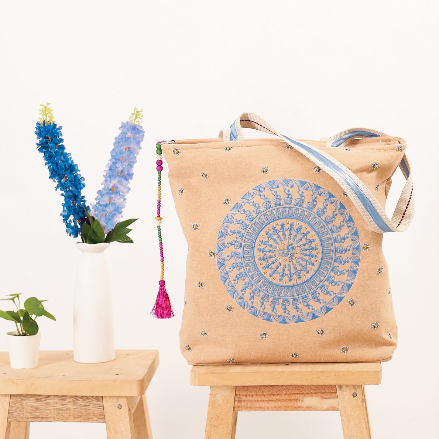 Tribal Warli Beige