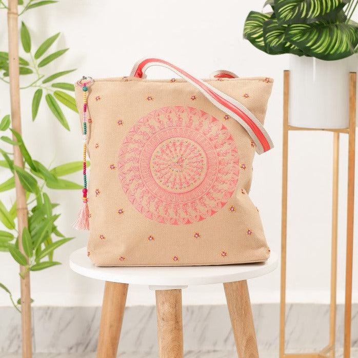 Tribal Warli Beige