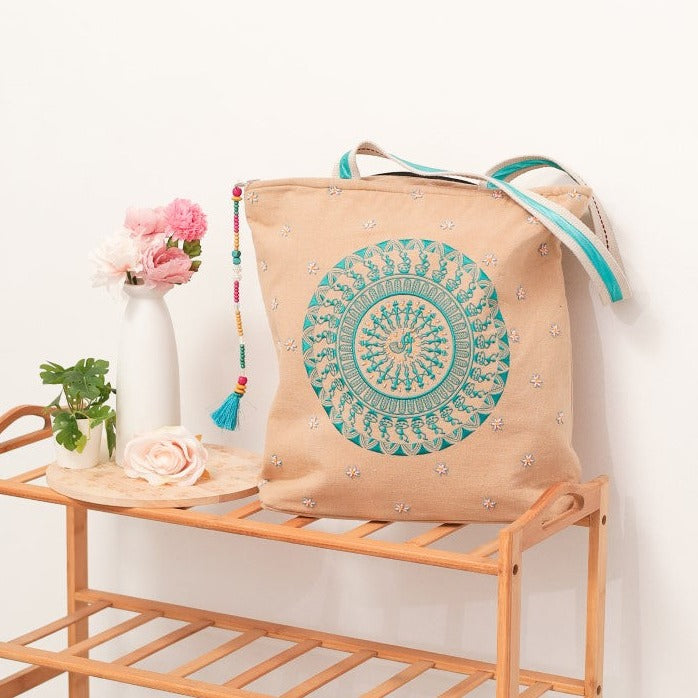 Tribal Warli Beige