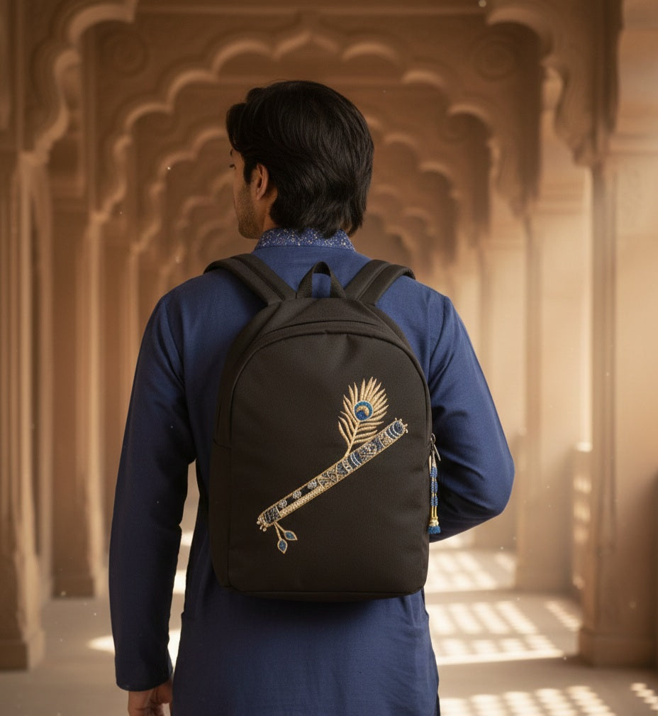 FLUTE OF VRINDAVAN Backpack