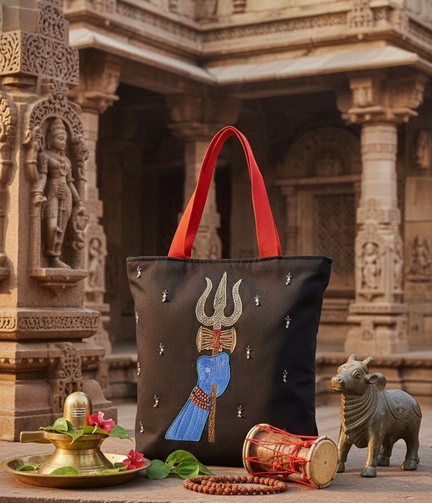 Shiv Hast-The divine hand Tote